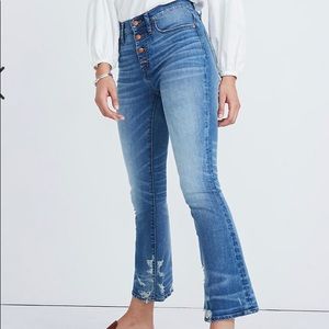 Madewell NWT Cali Demi Boot Jeans